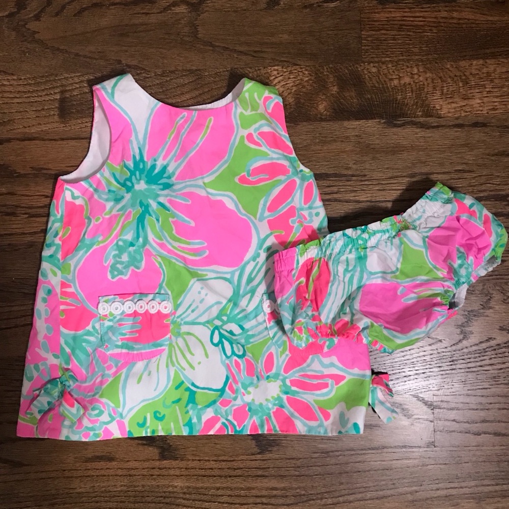 Lilly Pulitzer ‘Baby Lilly’ Shift Dress Sz 12-18 M